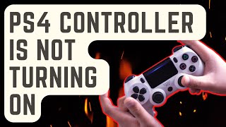 How To Fix PlayStation 4 Controller Wont Turn On  PS4 Controller No Power  Updated 2024 [upl. by Jac]