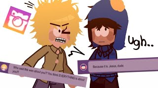 tweek and Craigs argument in coonstagram  southpark [upl. by Lazare]