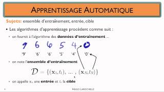 Apprentissage automatique 12  Concepts fondamentaux  notation et nomenclature [upl. by Eneirda408]