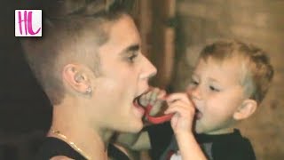 Justin Bieber Brother Cries After Birthday Cake Prank [upl. by Heintz16]