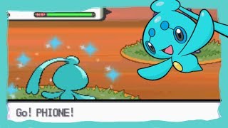 LIVE Shiny Phione after only 83 eggs in Pearl  Manaphy distribution cartridge showcase [upl. by Kolb]