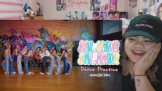 BINI  ‘Salamin Salamin’ Dance Practice  Reaction [upl. by Ecaj256]