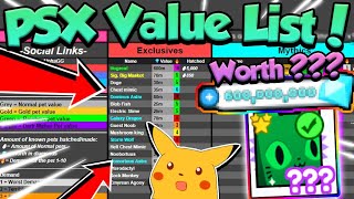 ALPHAGG PET SIM X VALUE LIST HOW TO TRADE 101  Pet Simulator X Roblox [upl. by Hayidah]