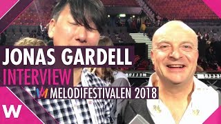 Jonas Gardell quotDet finns en vägquot  Melodifestivalen SF2 Gothenburg Interview [upl. by Senskell846]