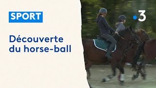 Découverte  le horseball un sport équestre étonnant [upl. by Phox]