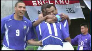 World Cup 2002 Ronaldinho Free Kick vs England [upl. by Trinidad]