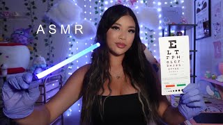 ASMR  Eye Exam Roleplay👩‍⚕️👁️ light triggers personal attention [upl. by Daniella]