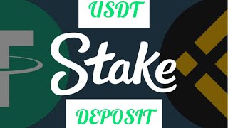 HOW TO DEPOSIT ON STAKE IN USDT  Stake USDT Deposit Hindi Tutorial stakeindia [upl. by Zeret]