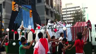 Canada Day Parade  Saudi Arabia Float  Vancouver  1st July 2013 [upl. by Nylarat]