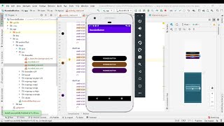 Easy Rounded Buttons  Android Studio Tutorial [upl. by Sprague]