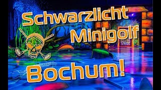 Schwarzlicht Semester  3D Minigolf  Bochum [upl. by Thgiwd251]