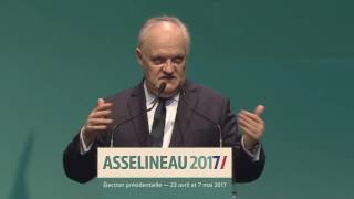 Programme présidentiel Asselineau UPR 2017  Conclusion [upl. by Lyrahc]