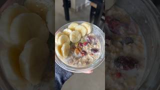 Day 1 of 30 day Challenge  Aaj nashte pe banaya overnight soaked oats shorts youtubeshorts [upl. by Warring97]