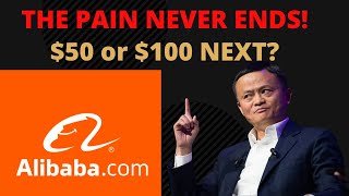 MORE PAIN for Alibaba BABA stock There is NO BOTTOM [upl. by Altis]