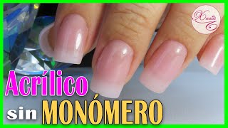 😱 NO más OLORES Uñas Acrílicas SIN MONOMERO 💜 con y sin LÁMPARA Te encantarán 💅 DIPPING NAILS [upl. by Yenhoj]