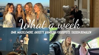 Hamburg XXL Vlog OMR Macklemore Anxiety Foodspots Tassen bemalen  Alizia Zuschlag [upl. by Cailean666]