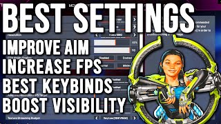 BEST APEX LEGENDS SETTINGS SEASON 19 FULL GUIDE IN DEPTH UPDATED [upl. by Lyell]