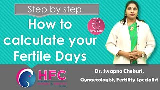 Ovulation Calculator  Most fertile time to get pregnant  Womens guide [upl. by Lorollas]