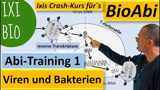 Viren und Bakterien  lysogener lytischer Zyklus  Anwendung  Biologie Abitur  Training Bio Abi [upl. by Mcneely]