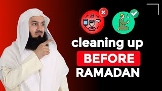 Full lecture about cleaning up before Ramadan by sheikh mufti menk  islamic lectures [upl. by Geneva]