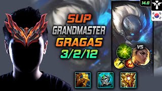 그라가스 서폿 템트리 룬 천상의 이의 여진  Gragas Support  롤 KR 천상계 패치 146 [upl. by Yeloc906]