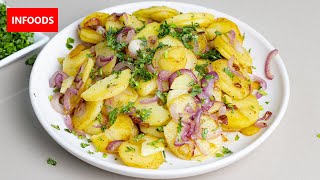 Easy Lyonnaise Potatoes  Sauteed Breakfast Potatoes  How To Make Lyonnaise Potatoes  Infoods [upl. by Rebmeced]