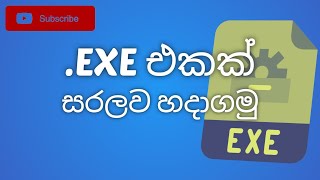 Lets Create a Simple Executable EXE  සරලව Executable එකක් හදමු  Python  Supun Gurusinghe [upl. by Rugen]