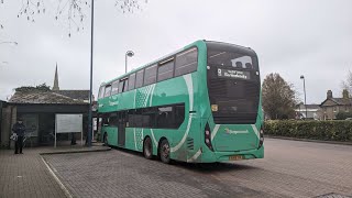 High revs  Stagecoach Cambridge Volvo B8L 13902 BU69XYA  route B [upl. by Anerom]