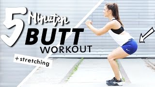 Po Workout für Zuhause  5 Minuten Kurz amp Intensiv  Stretching [upl. by Lebatsirc]