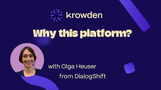 DialogShift amp Krowden Interview with Olga Heuser at Chatbot Summit 2018 [upl. by Amehsyt]