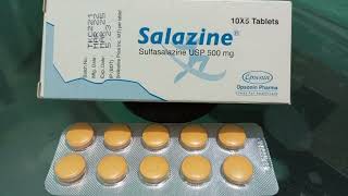 Salazine 500mg  রিউমাটইয়েড আর্থ্রাইটিস আলসারেটিভ কোলাইটিস এবং ক্রন্স ডিজিজ এর একটি কার্যকরী ঔষধ [upl. by Haeckel]