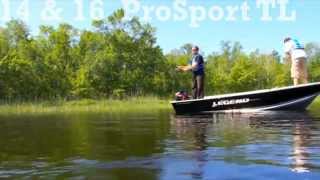 Top Aluminum Fishing Boats by Legend Boats 14 amp 16 ProSport Tiller [upl. by Stutsman]