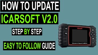 Step by Step How To Update Guide iCarsoft V20 Code Reader Scan Tools BMM MB US VAWS POR VOL OP LR [upl. by Joris]