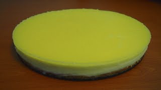 Tarta de Limon Sin Horno  Receta Facil [upl. by Mateo]