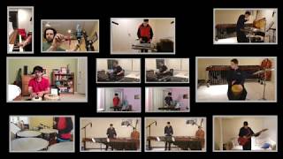 Hideaway by Jacob Collier percussion ensemble [upl. by Ahseim]