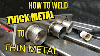 TFS How to Weld Thick Metal to Thin Metal [upl. by Prudi]