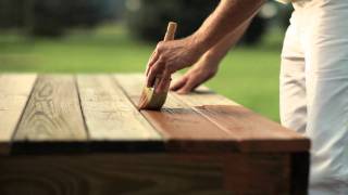 How to Apply Wood Stain Wood stain tips  Cabot [upl. by Randolf140]