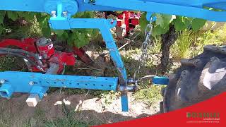 EVO4  DÉCAVATIC sur tracteur enjambeur en vignes étroites 🍇 [upl. by Aled]