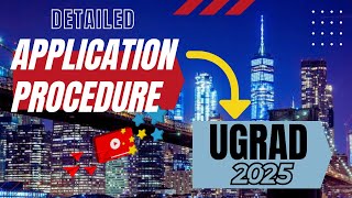 Ugrad 2025 StepbyStep Form Filling Guide  Study in USA  Abroad Scholorship [upl. by Kirwin171]