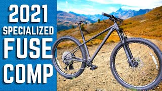 The One You NEED  2021 Specialized Fuse Comp 29 Hardtail Aggressive Trail Bike Review and Weight [upl. by Aetnuahs989]