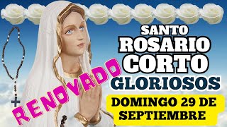 El Santo Rosario corto de hoy domingo 29 de septiembre de 2024 misterios gloriosos 🌹♥️✝️✨🙏 [upl. by God399]