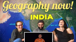 GEOGRAPHY NOW INDIA  REACTION BY SPANISH AND ITALIANS [upl. by Kcirdled]