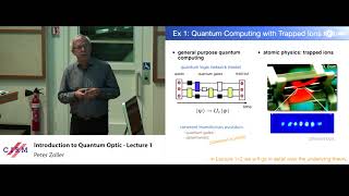 Peter Zoller Introduction to quantum optics  Lecture 1 [upl. by Ivzt801]