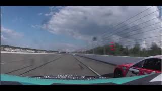 Austin Dillon in car Huge Crash 2023 Pocono 400 [upl. by Elinad515]