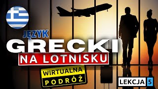 Język Grecki przed Wyjazdem na Wakacje  Greckie Lotnisko [upl. by Ulda]