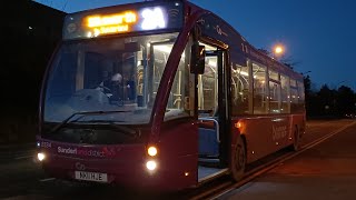 Go North East Optare Versa 8334 SampD Berries Route 2 Sunderland  Washington [upl. by Adamsun]