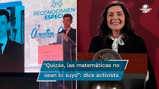 Elizabeth García Vilchis precisa que Agustín Antonetti es fundador de Atlas Network [upl. by Alim92]