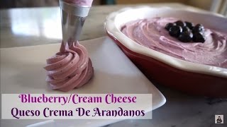 Queso Crema De Arándanos Para Rellenar PastelesBlueberry Cream Cheese [upl. by Sanborne]