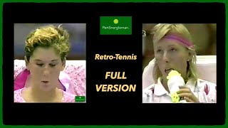 FULL VERSION 1991  Seles vs Navratilova  Milan Fitgar International [upl. by Angelita312]