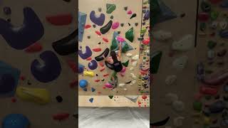 Black V9 ​on 45° BozemanClimbingTeam climbing bouldering [upl. by Nnairak749]